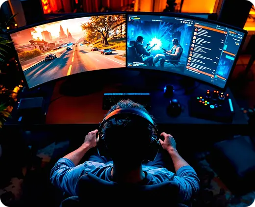 Gaming industry illustration