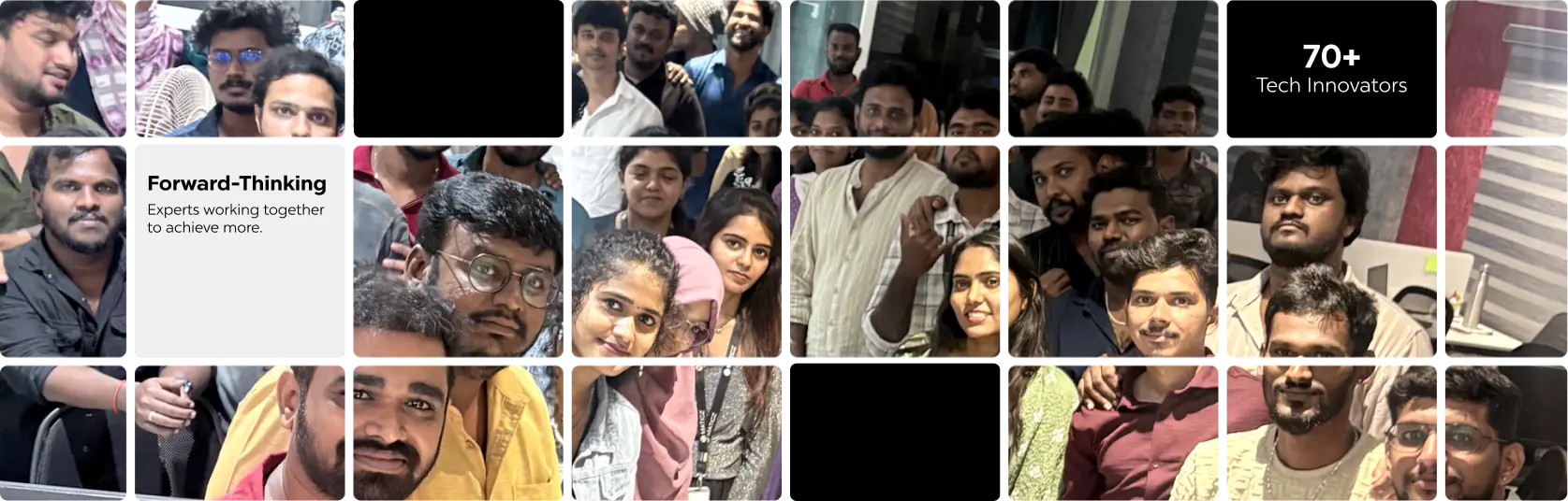 Team collaborating in Maticz promoting innovation and open work culture